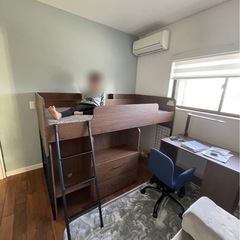 値下げしました! ニトリ ロフトベッドの画像
