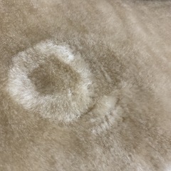 ☺️ラグ　マット 263✖️177cm  薄茶色 裏はグレー の画像