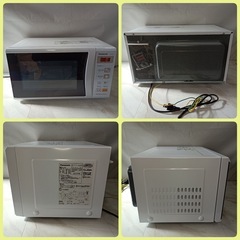 [八6459]  パナソニック  2017年製  電子レンジ  NE-E22A1-W  外形寸法  幅488㎜  奥行き368㎜  高さ279㎜  加熱室の有効寸法  幅315㎜  奥行き353㎜  高さ206㎜  ターンテーブルの直径285㎜の画像