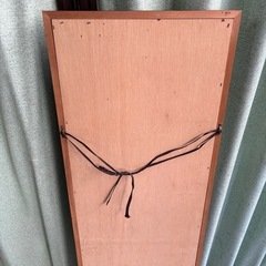 ✨ビンテージ 木製フレーム 等身鏡✨ 壁掛け姿見 ウォールミラー おしゃれの画像