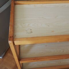 キッチンワゴン、５８x３４x７２、中古、キャスター付きの画像