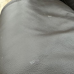 【ドリーム川西店御来店限定】☆ジモティー見たよ♪割引☆2Pソファ　こげ茶色　やや使用感あり／クリーニング済み【2125560000034262】の画像