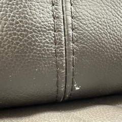 【ドリーム川西店御来店限定】☆ジモティー見たよ♪割引☆2Pソファ　こげ茶色　やや使用感あり／クリーニング済み【2125560000034262】の画像