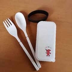 【新品】携帯用カトラリーセットとピックの画像