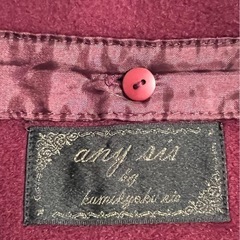 コート　赤　anysisの画像