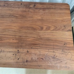 決まりました【あげます】【譲ります】家具　4人掛け　 ダイニングテーブル　作業台　テーブル　机　の画像