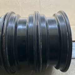 洗浄済み スチールホイール 鉄ホイール 13インチ 13×4.5 PCD100 4H ハブ径Φ54 鉄チンの画像
