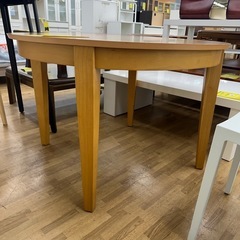 【ドリーム川西店御来店限定】☆ジモティー見たよ♪割引☆ダイニングテーブル　丸テーブル　使用感あり／クリーニング済み【2125560000033312】の画像