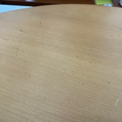 【ドリーム川西店御来店限定】☆ジモティー見たよ♪割引☆ダイニングテーブル　丸テーブル　使用感あり／クリーニング済み【2125560000033312】の画像