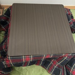 ニトリ 掛けこたつ布団 サキソメチェック KH66 正方形（約190×190cm）の画像