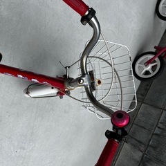 (決定)トミカ　自転車　14インチ　赤色の画像