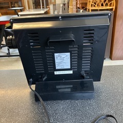 K2511-019 電気ストーブ DS-A8015-BK ブラック 2015年製 通電確認済み キズ汚れ有り　の画像