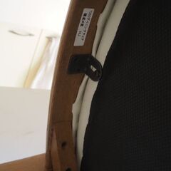 椅子、レザー、両袖、欅枠、倉庫保管品、６０ｘ５５ｘ８９、未使用品の画像