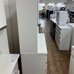 ★リユースのサカイ水戸店★ NITORI レンジボード ホワイト H201×D50.5×W120 クリーニング済み MT6056の画像