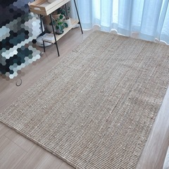 【美品】IKEA イケア ローハルス ジュート
ラグの画像
