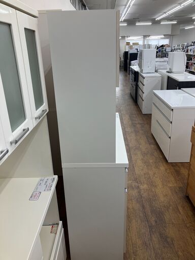 ★リユースのサカイ水戸店★  レンジボード ホワイト H180.5×D44.5×W119 クリーニング済み MT6057