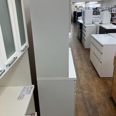 ★リユースのサカイ水戸店★  レンジボード ホワイト H180.5×D44.5×W119 クリーニング済み MT6057の画像