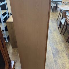 ★リユースのサカイ水戸店★  食器棚 ブラウン H148×D44×W80.5 クリーニング済み MT6059の画像