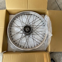 パンヘッドのチョッパーにつけていた21インチのほいーるホイールの画像