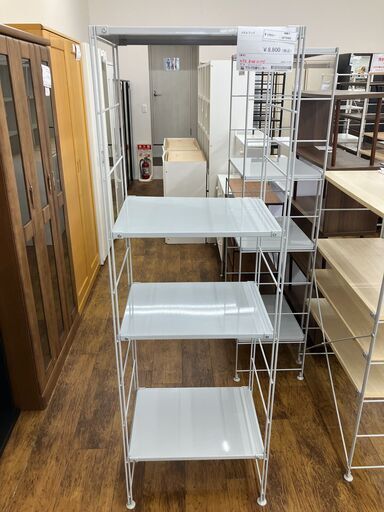 ★リユースのサカイ水戸店★ 無印良品 メタルラック グレー H175×D40×W56 クリーニング済み MT6060