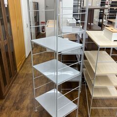 ★リユースのサカイ水戸店★ 無印良品 メタルラック グレー H175×D40×W56 クリーニング済み MT6060の画像