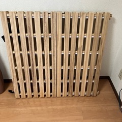 【美品】通気性◎ 折りたたみすのこベッド（シングルサイズ）✨の画像