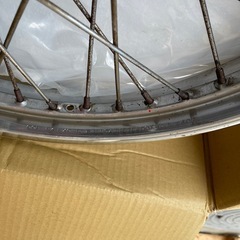 パンヘッドのチョッパーにつけていた21インチのほいーるホイールの画像