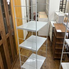 ★リユースのサカイ水戸店★ 無印良品 メタルラック グレー H175×D40×W56 クリーニング済み MT6061の画像