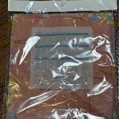 新品 上下セット 半袖パジャマ 女の子 95cm 花柄 腹巻付き 5分丈の画像