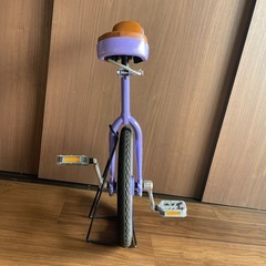 【5〜8歳向け】一輪車　16インチ　パープルの画像