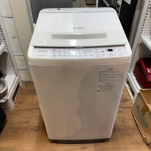 2022年製　日立　7K 洗濯機　BW-V70H