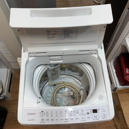 2022年製　日立　7K 洗濯機　BW-V70H