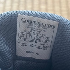 コロンビア　シューズ　22.5cm②の画像