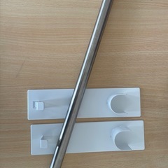 【山崎実業】バスルーム物干し竿ホルダーの画像