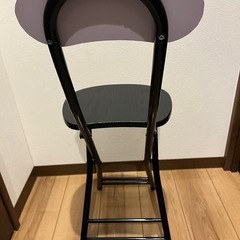 椅子2脚　折りたたみ式の画像
