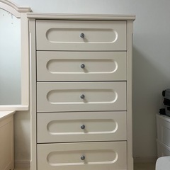 ホワイト収納家具 3点の画像