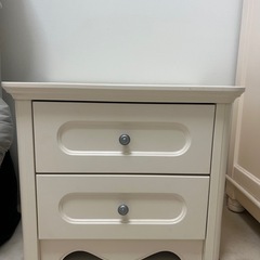 ホワイト収納家具 3点の画像
