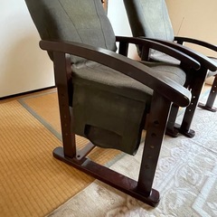 座椅子　二脚セットの画像