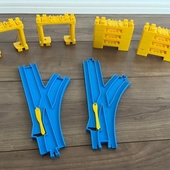 プラレール橋脚、レールセットの画像