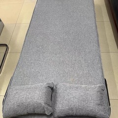 新品　幅80cm　ソファベッド　折りたたみソファ　一人掛けソファの画像