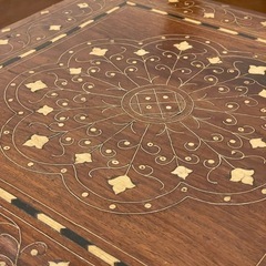 インドネシア象嵌細工　コーヒーテーブルの画像