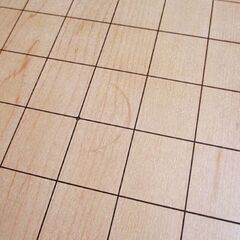 将棋盤 足付き 4.5寸 木製合板 高さ24.5cm 札幌市北区屯田の画像