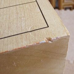 将棋盤 足付き 4.5寸 木製合板 高さ24.5cm 札幌市北区屯田の画像