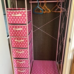 お姫様　ハンガーラックの画像