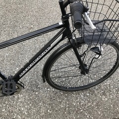 クロスバイク【オートライト/カゴ付き】の画像