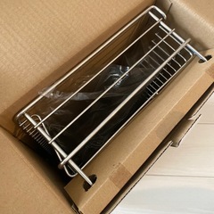 ニトリ　ステンレス水切り　半年使用の画像