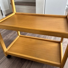 キャスター付き　棚　ラックの画像