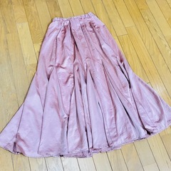 rienda リエンダ　ピンク　ロングスカート　サイズフリー の画像