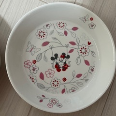 ディズニー　皿　２枚　ミッキーマウス　ミニーマウスの画像