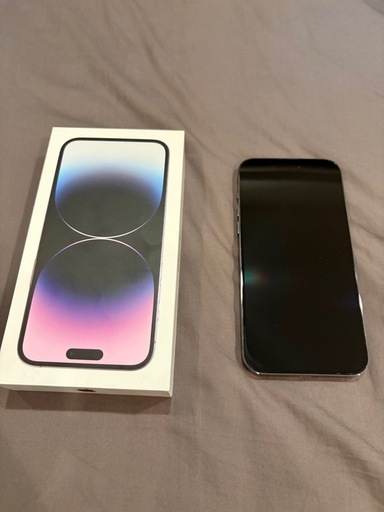 美品Apple iPhone 14 Promax 256 ディープパープル 本体